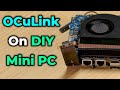 Testing OCuLink Adapter On Bare Mini PC Board | Intel i9 12900HK With OCuLink eGPU Setup
