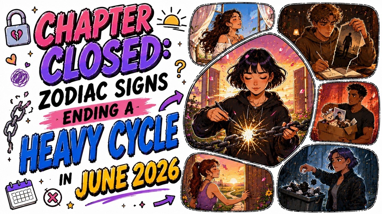 Chapter Closed: Zodiac Signs Ending a Heavy Cycle in June 2026