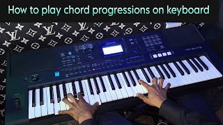 How to play chord progressions on keyboard by JohnFkeys 3,509 views 7 months ago 7 minutes, 57 seconds