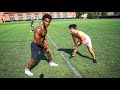 EXPOSING TIK TOKERS DURING FOOTBALL 1ON1S! (FT. BRYCE HALL & THE SWAY BOYS)