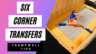 Six Trampwall Corner Transfers