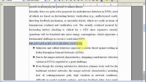 A Probabilistic Misbehavior Detection Scheme towards -2013 PASS IEEE Project