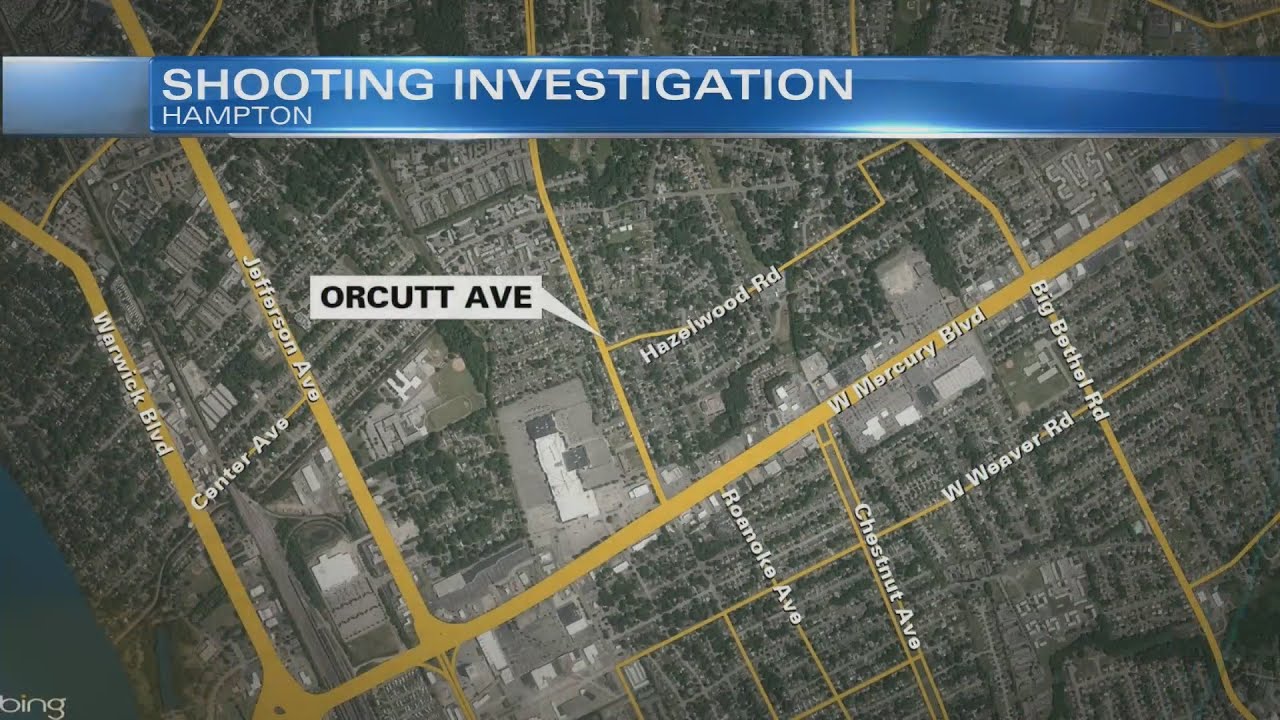 Hampton: Man shot while driving; walks into hospital - YouTube