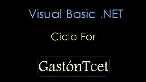 vb.net | Ciclo For