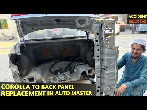 COROLLA 2 BACK PANEL REPLACEMENT - YouTube