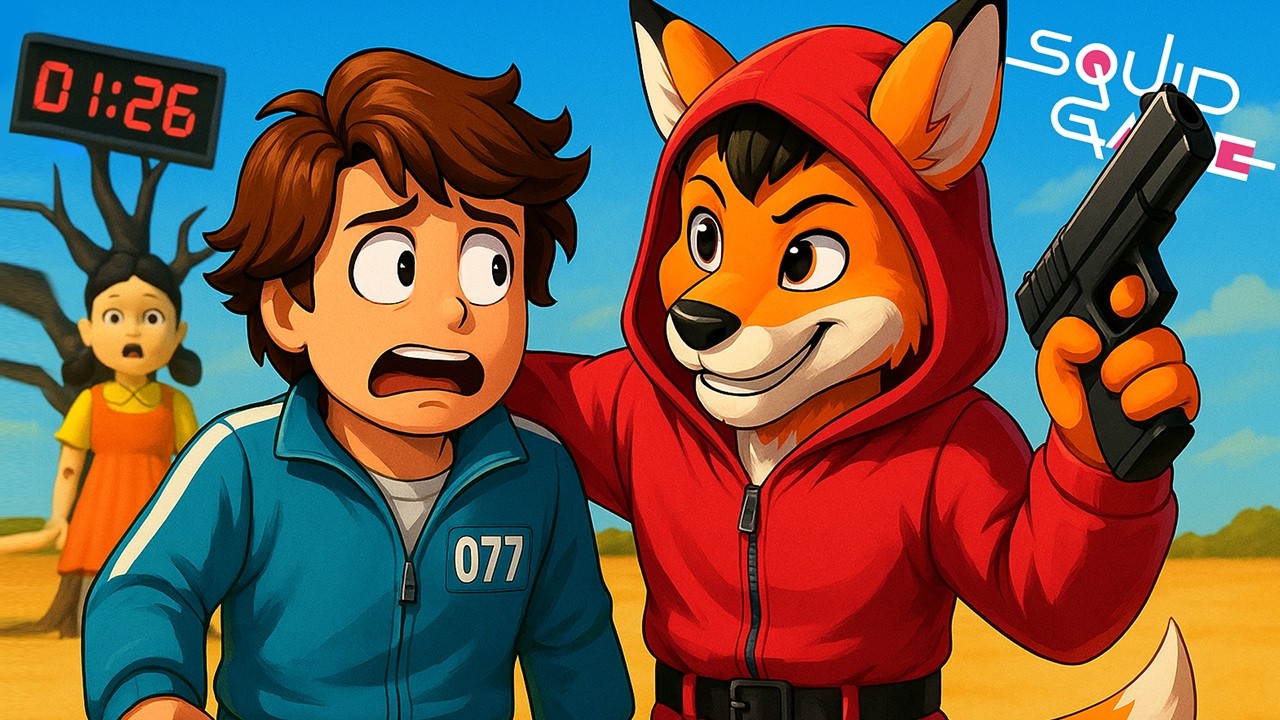 PILNUJĘ GREGORY'EGO W SQUID GAME, ŻEBY PRZEGRAŁ xD | Roblox