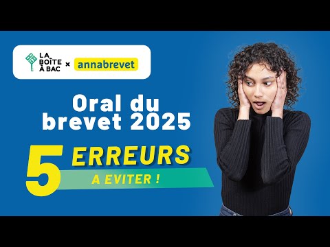 Cinq pièges à éviter lors de l’oral du brevet