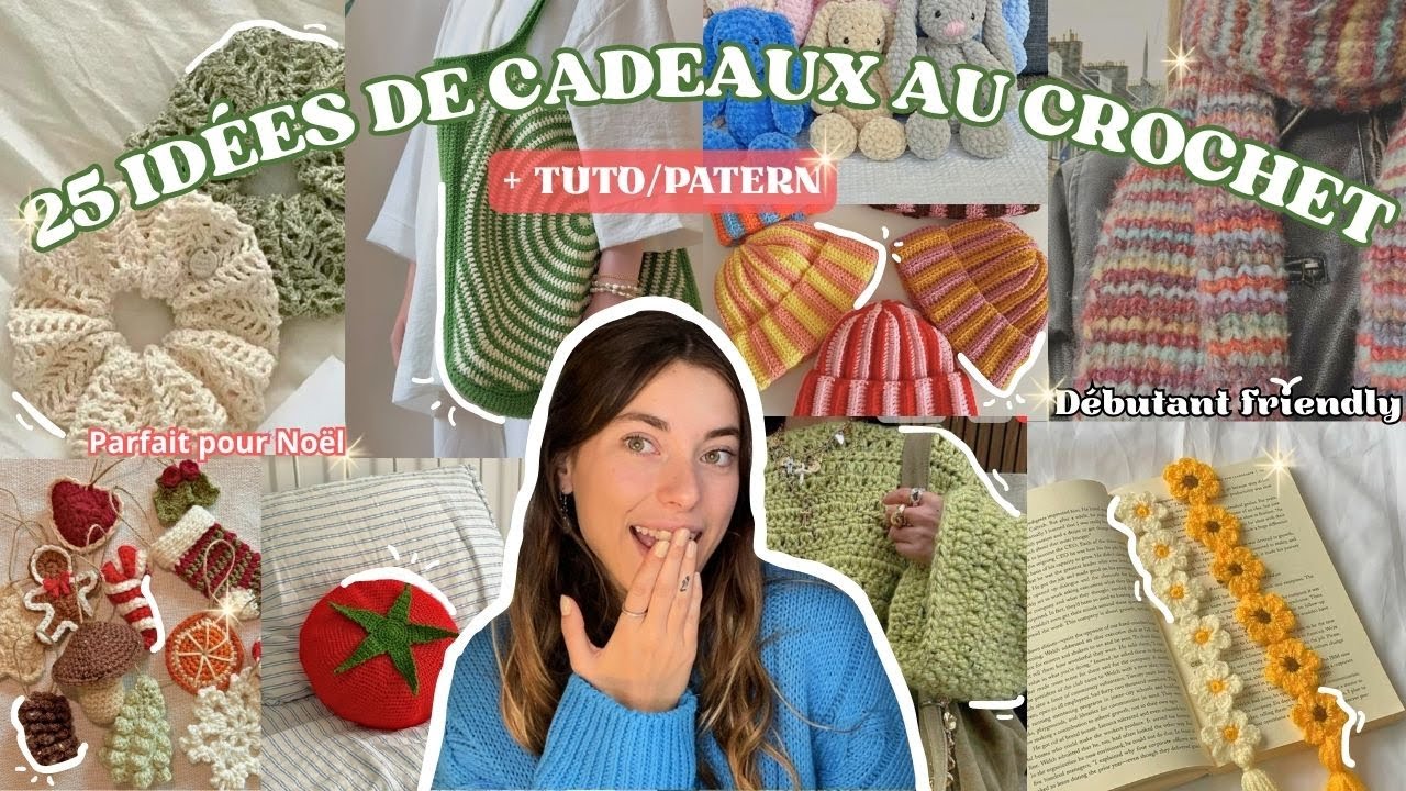 25 IDÉES cadeau à faire au CROCHET pour Noël ( Que les gens VEULENT VRAIMENT )🎄🎁
