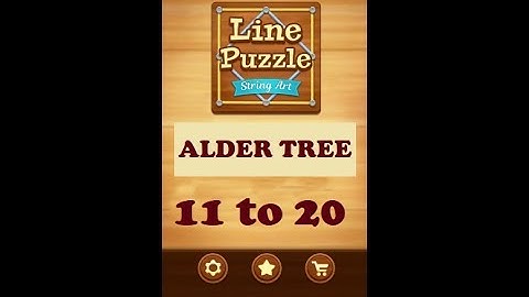 Line Puzzle: String Art Alder Tree Level 11 to 20 Walkthrough | LinePuzzle: String Alder Tree Levels