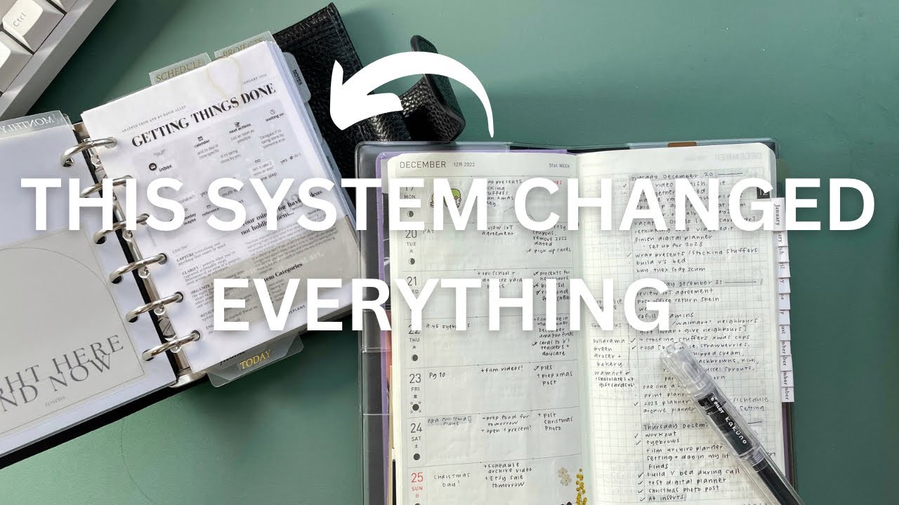 The planner SYSTEM that CHANGED EVERYTHING! YouTube The planner SYSTEM that CHANGED EVERYTHING! YouTube