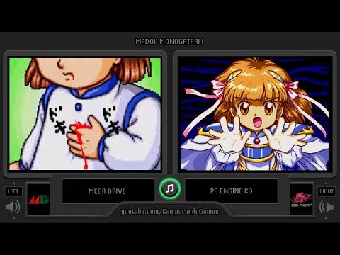 Madou Monogatari I Mega Drive Vs Pc Engine Cd Side By Side Comparison
