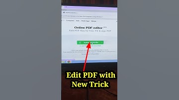 Edit PDF with New Trick #computer #techno #newshorts #pdf #windows
