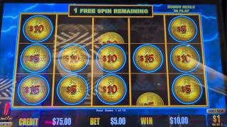 5 lines better line pays Dollar Storm FREE Games BONUS Emperor's Treasure  screenshot 4