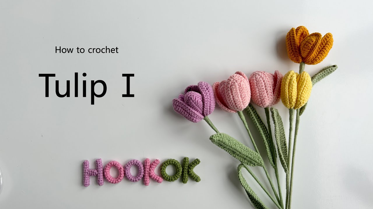 How to Crochet a Tulip. Free Pattern - Mental Scoop