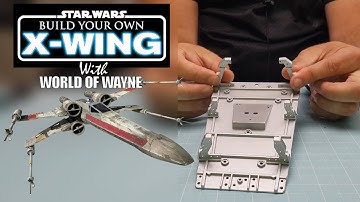 Build the X Wing - Part 3 - R2-D2, Laser Cannon and Cockpit Frame