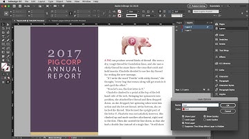 Adobe InDesign | Using Layers