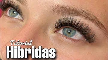 Cómo se hacen las pestañas hibridas paso a paso (CURSO COMPLETO).