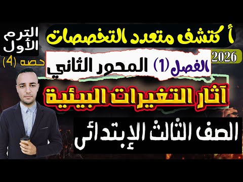 Explanation Of Chapter 1 Effects Of Environmental Changes Unit 2 Discover Grade 3 First Term 