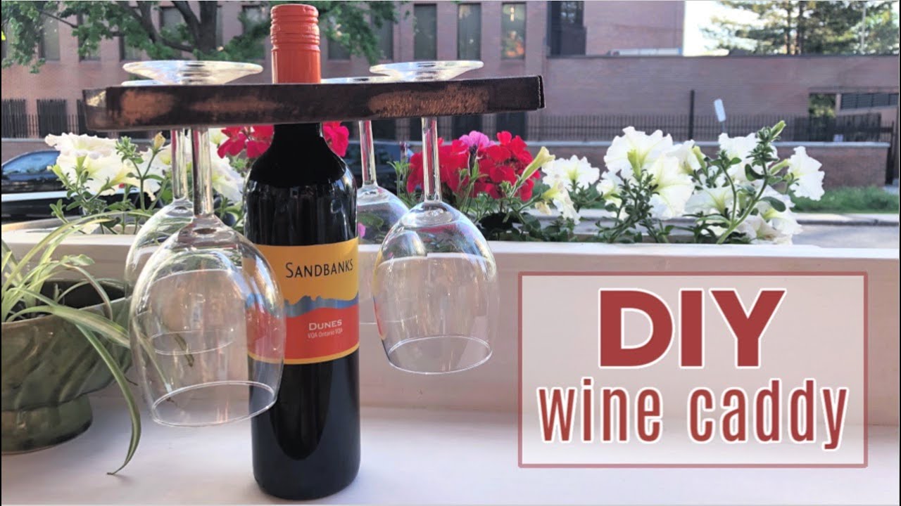 DIY Wine Caddy YouTube diy-wine-caddy-youtube