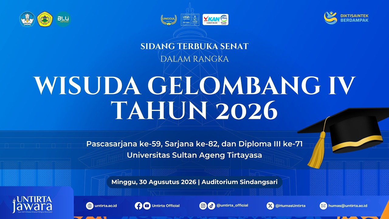 WISUDA GEL. IV UNTIRTA TAHUN 2026