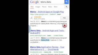 Searching web from text on page on Android Chrome screenshot 1