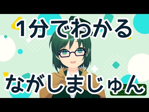 【二度目の自己紹介】一分でわかるながしまじゅん【VTuber】