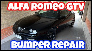 Alfa Romeo GTV twin spark bumper repair