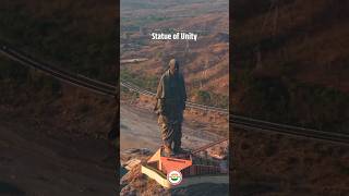 the world "tallest statue" 🤯 #statueofunity  #india #gujarat  #shorts