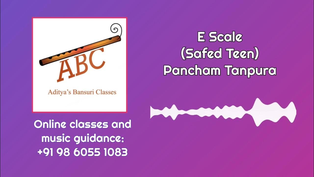 E Scale Tanpura Safed Teen Tanpura for singing and flute practice