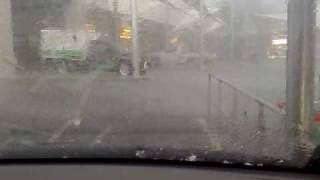 Severe storm - Destructive wind gusts and Large Hail : Ipswich Australia October 21 2008