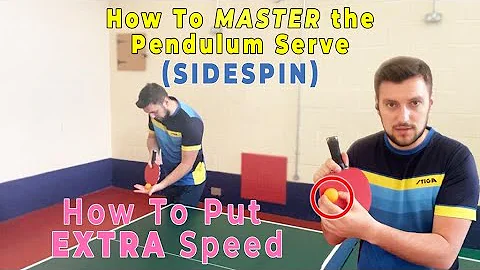 How to LEARN & IMPROVE the PENDULUM "Sidespin" Serve | Table Tennis / Ping Pong| Tutorial to master