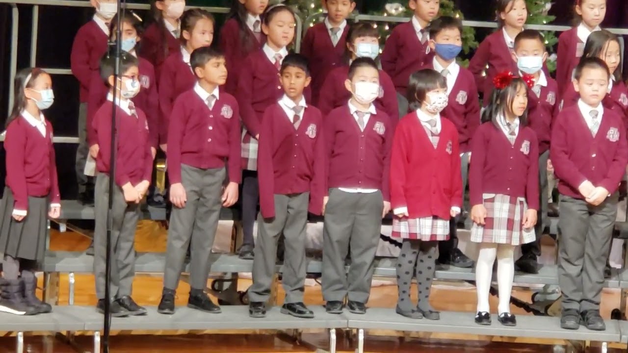 Diwali Aali Gujarati song sung by Canadian kids at a Christmas concert 2022.