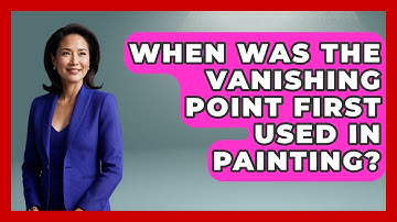 When Was The Vanishing Point First Used In Painting? - Firsts of the World