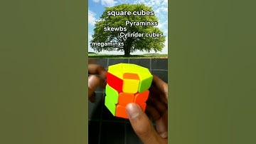 Learn How to Solve OLL Parity on Cylinder Cube [ Easiest way ] #shorts