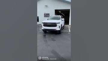 2022 Chevy Tahoe in for Ceramic Coating and Window Tint