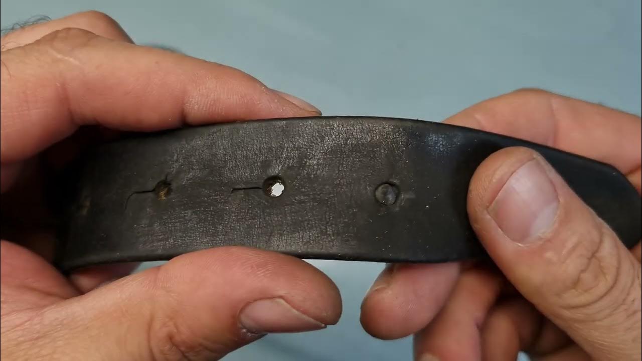 How to make a hole in a belt / Watch / Bracelet / Necklace / Clothes / hole punch / puncher ⚫