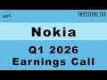 Nokia Q1 2026 Earnings Call | Net Profit Surges 52% As Cost Cuts Offset 5G Equipment Lull