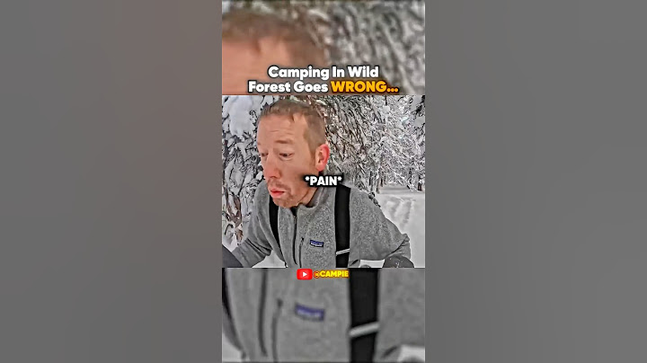 Biwakowanie w dzikim lesie kończy się BARDZO NIEPOWODZENIEM 🐻 (@OutdoorBoys)