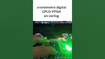Cronómetro digital FPGA - CPLD #arduino #cpld #fpga #hdl #tecnologia #verilog #vhdl #amiba2