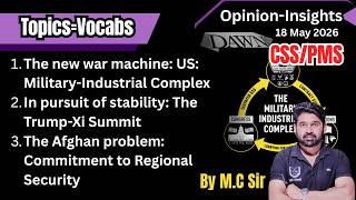 Editorial Breakdown | Military-Industrial Complex, US-China Dynamics & Regional Security | CSS/PMS