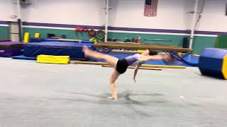 Advanced Back Handspring - Front Handspring Step Out Roundoff Back Handspring
