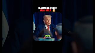 USA–Iran Talks Just Went WILD… #usa