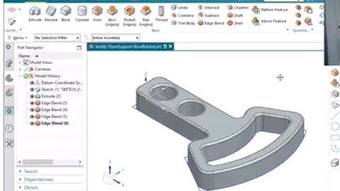 Week 3 - Tutorial #8 - NX13 - Bow Bracket