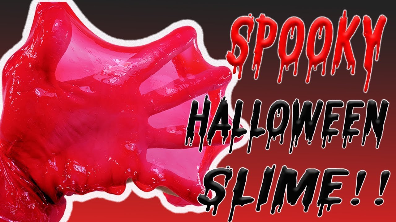 Scary Spooky Halloween Slime 3 Halloween Slimes Blood Glow In The Dark Black Orange