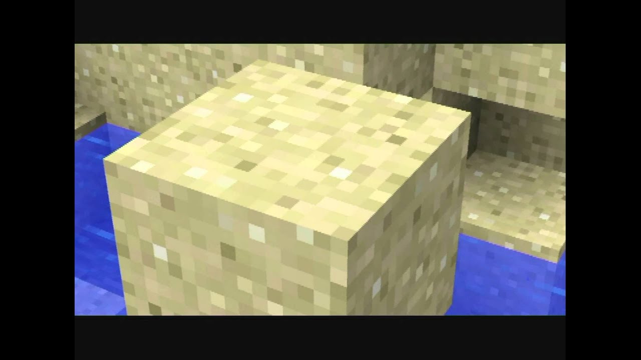 Minecraft:Schwebender Sand Block - YouTube