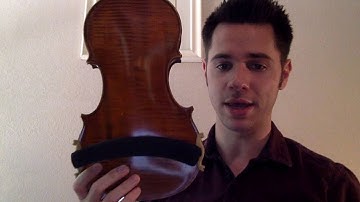 How to: Put a shoulder rest on your violin