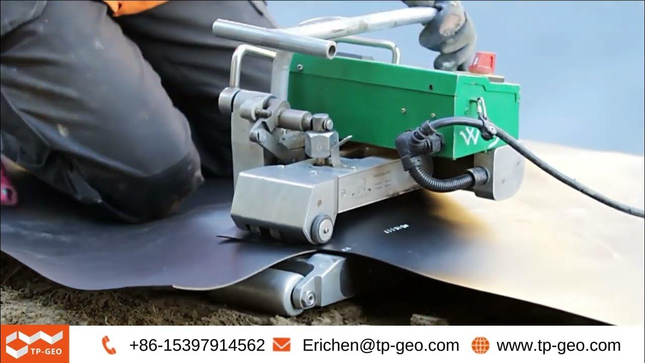 How to Weld Pond Liner YouTube