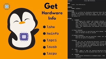 Linux Command: lshw, hwinfo - Getting hardware information