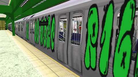 OpenBve:R153 Not in Service train Train Bypass West Eighth Street -- New York Aquarium