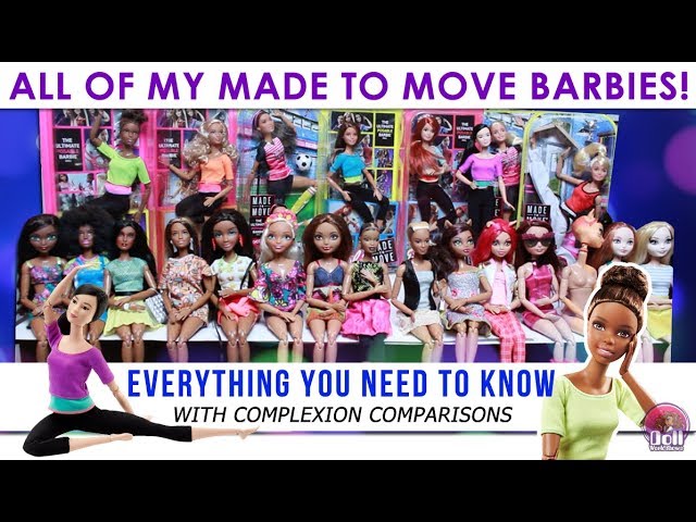 All the Made to Move Barbies : r/Barbie